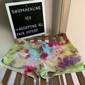 Tie Dyed Shorts ✵ Custom Dyed